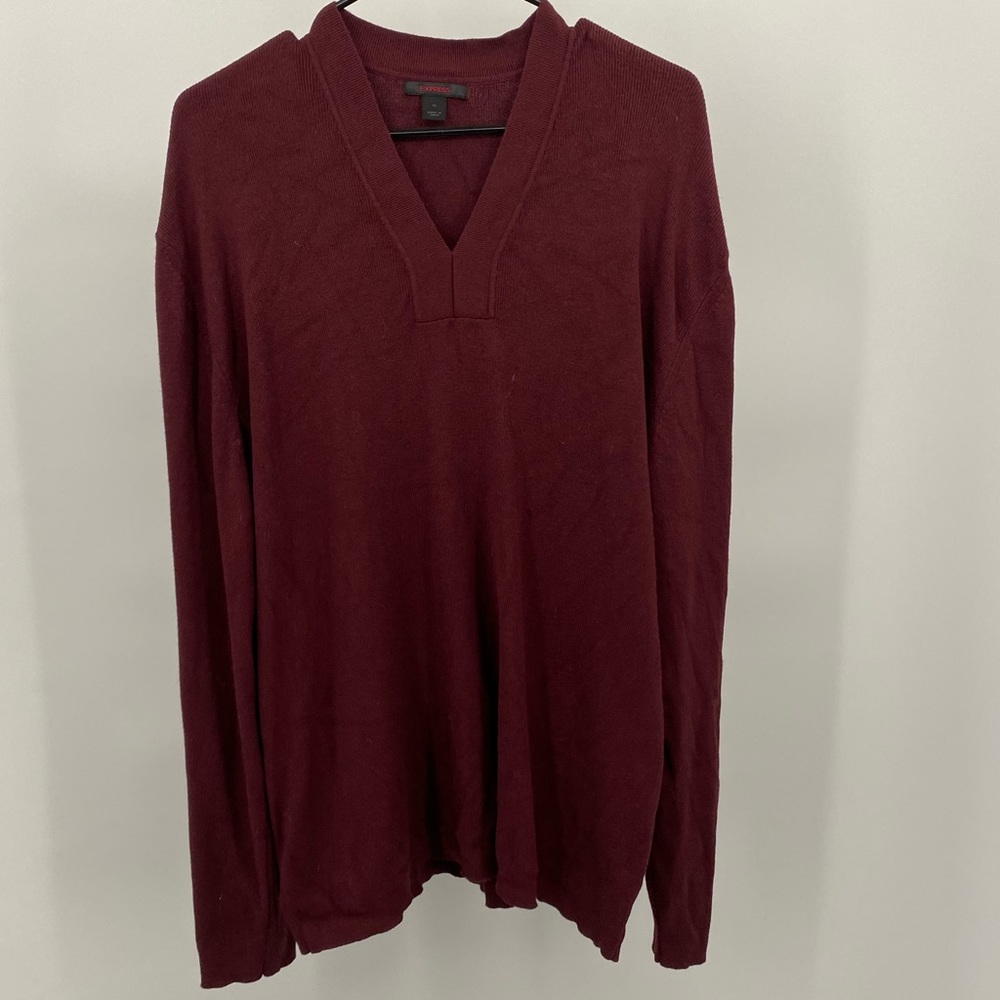 Express XL maroon sweater